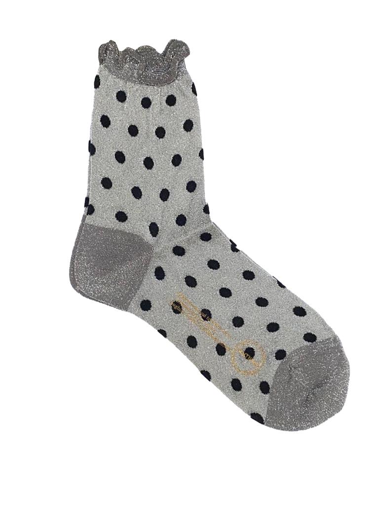 ANTIPAST glitter pois socks-1