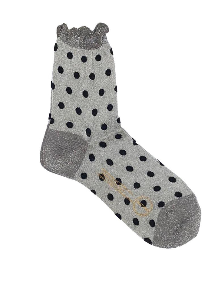 ANTIPAST glitter pois socks-1