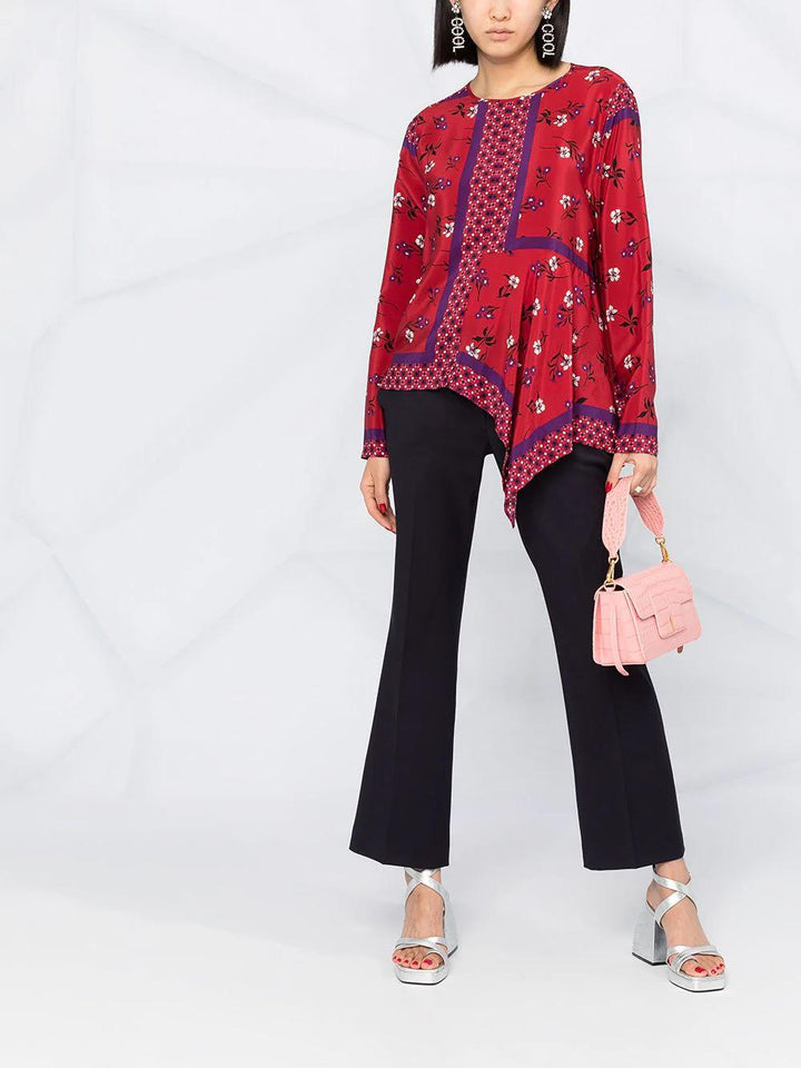 L'AUTRE CHOSE mid-rise cropped trousers-1