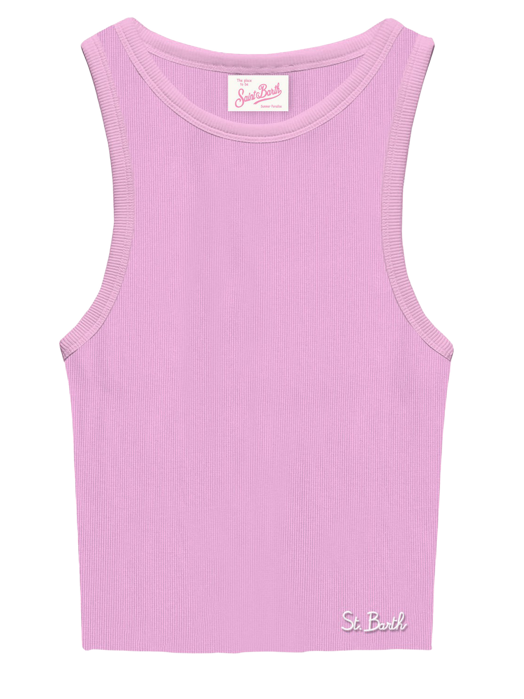 SINGLE SHOULDER RIB TOP-0