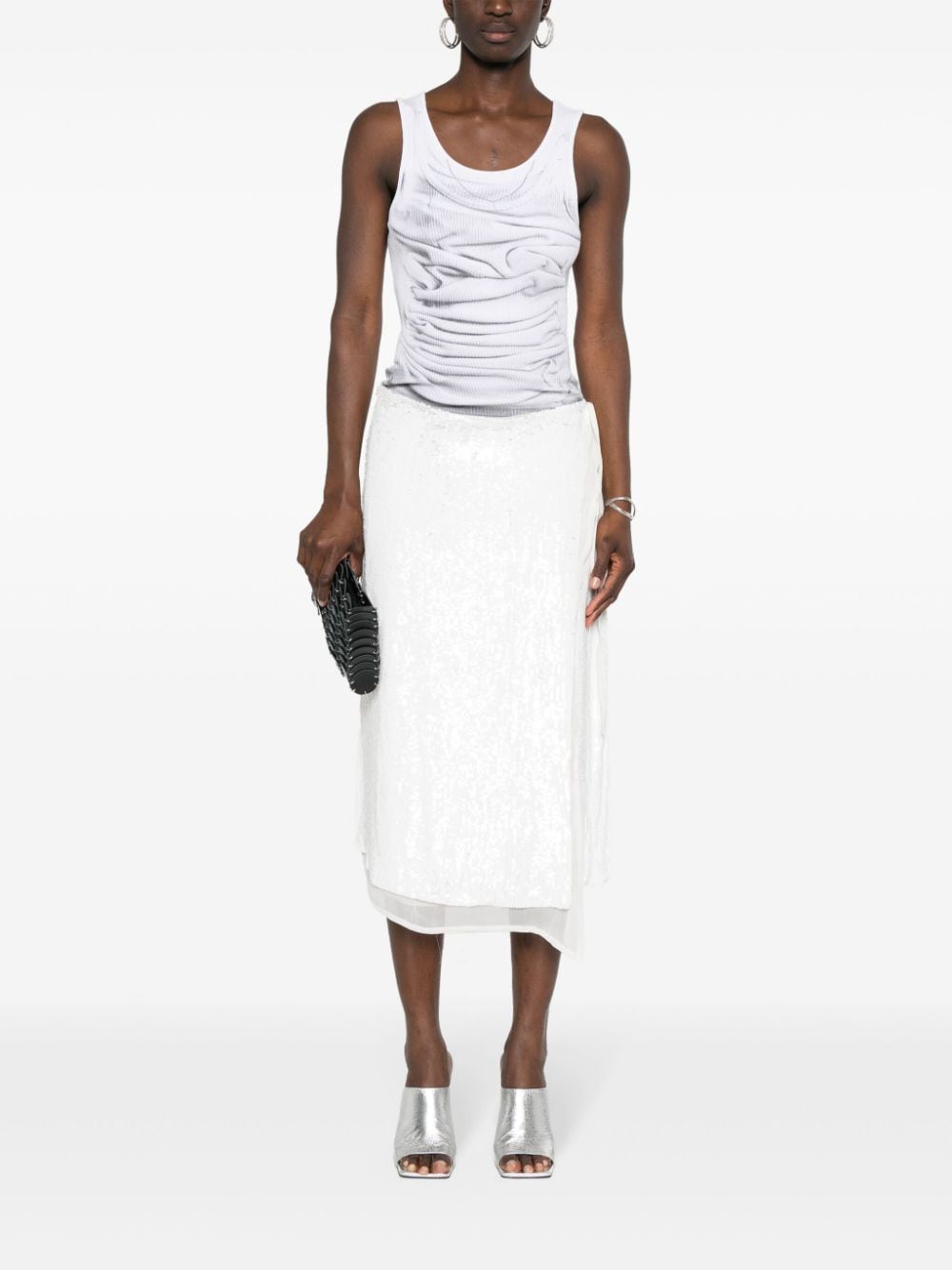 Gabriel sequinned wrap skirt-5