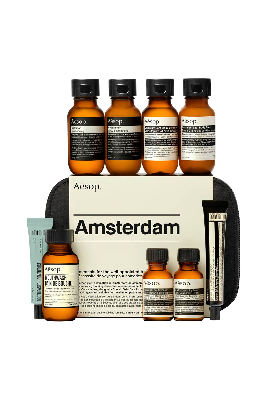 amsterdam essentials for the well-appointed traveller - 10ml 3x15ml 5x50ml-0