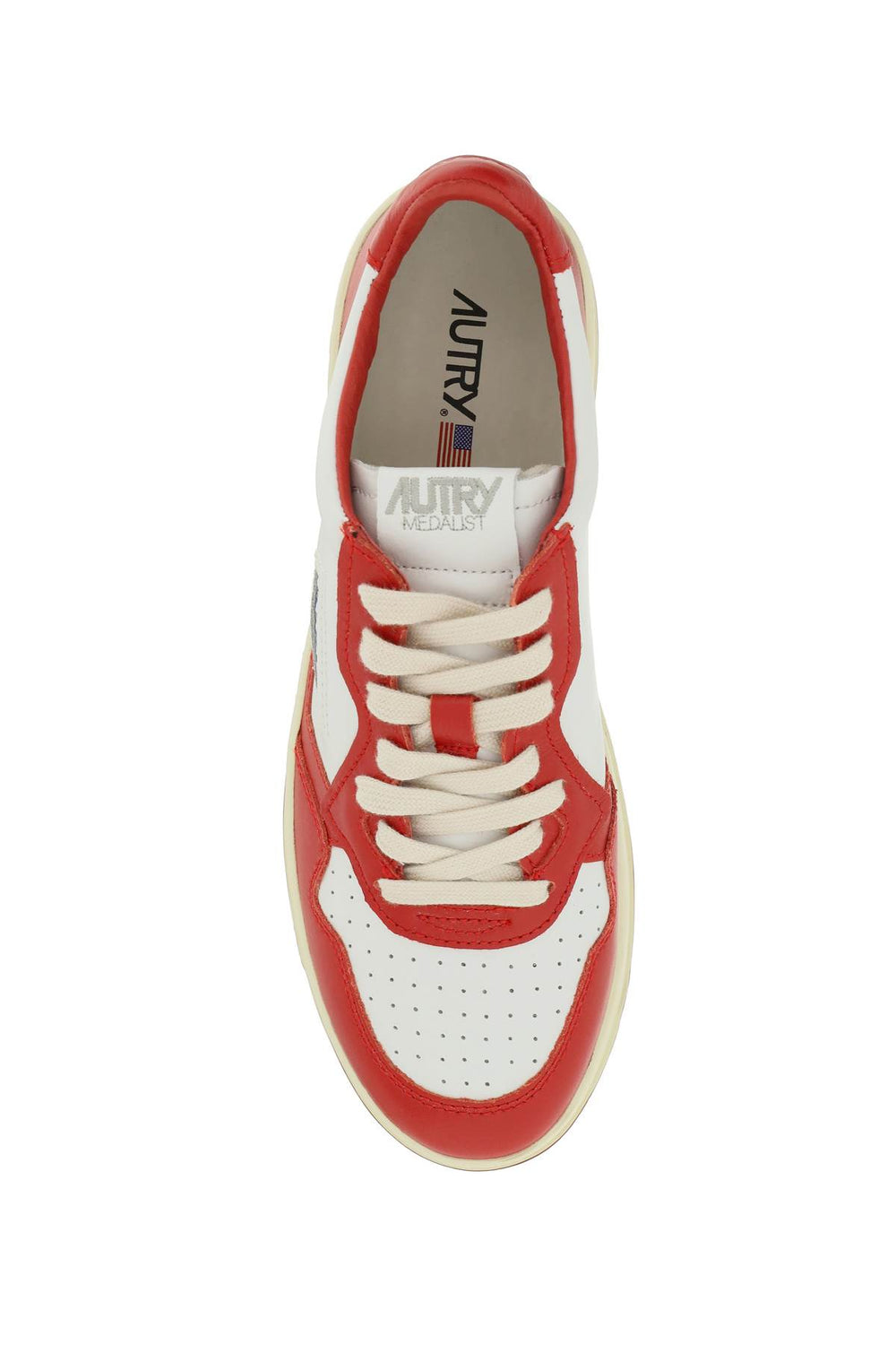 leather medalist low sneakers-1