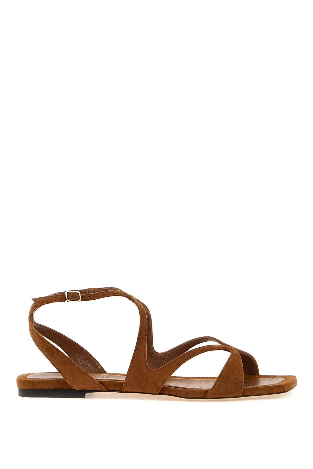 ayla flat suede leather sandals-0