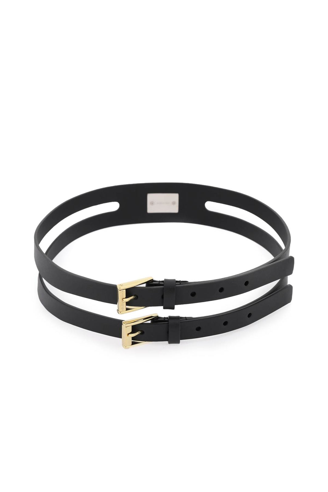 belt with logo tag-0