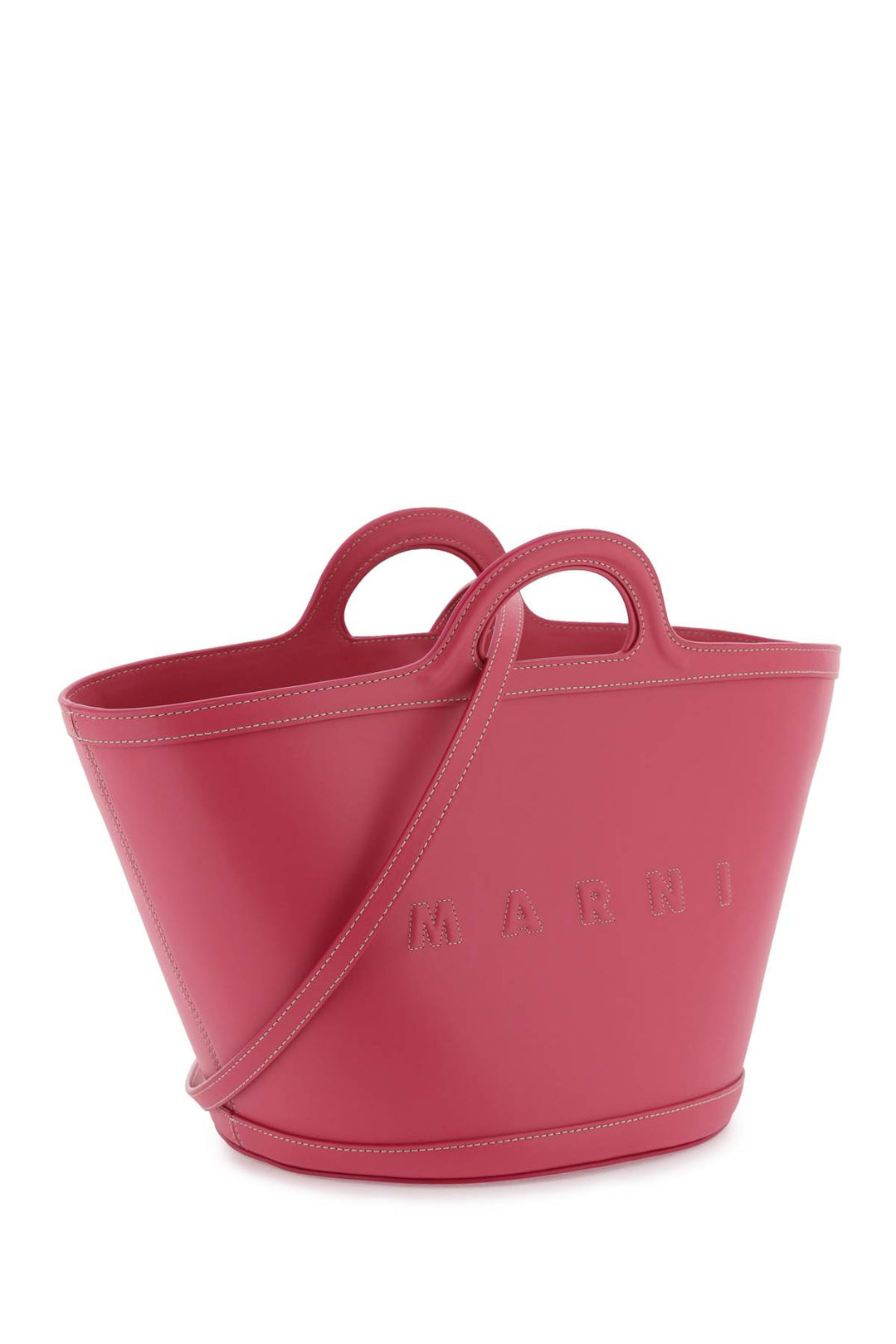leather small tropicalia bucket bag-2
