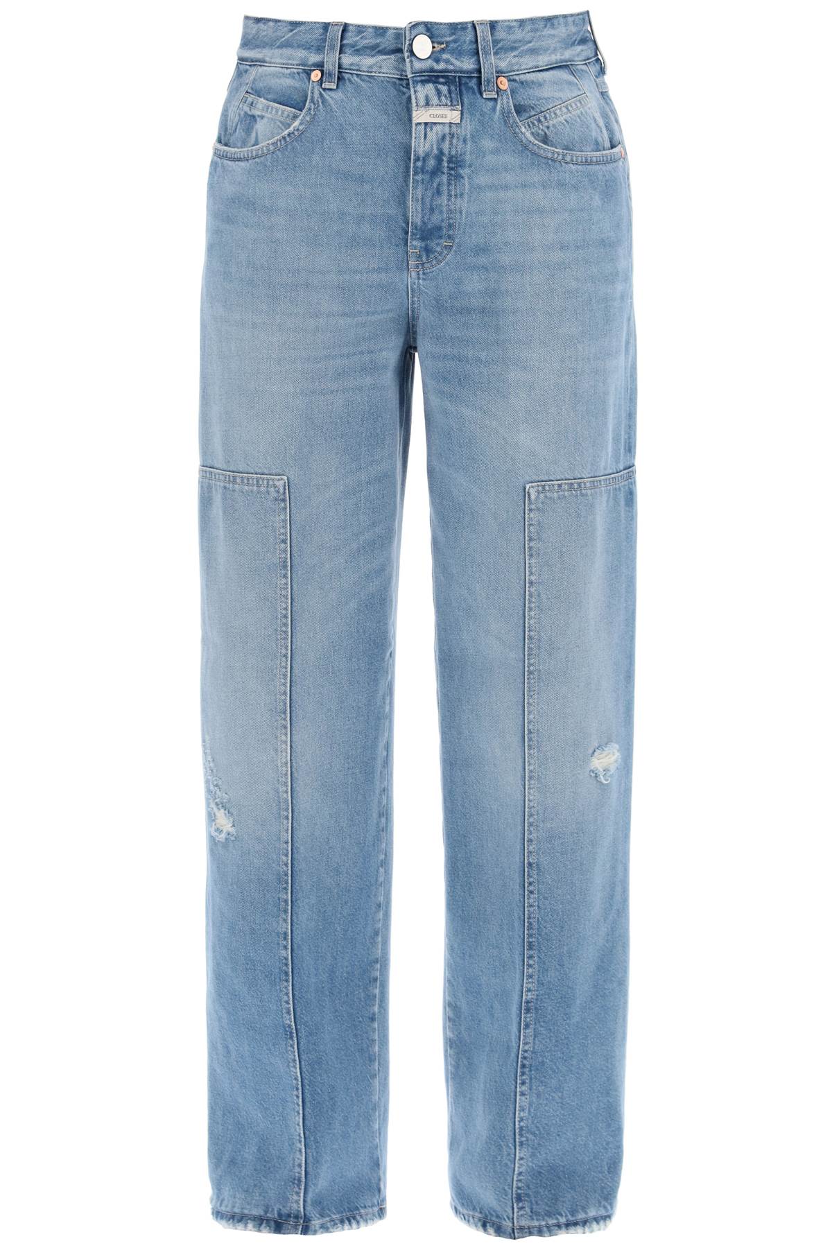 Closed nikka jeans with patches-0