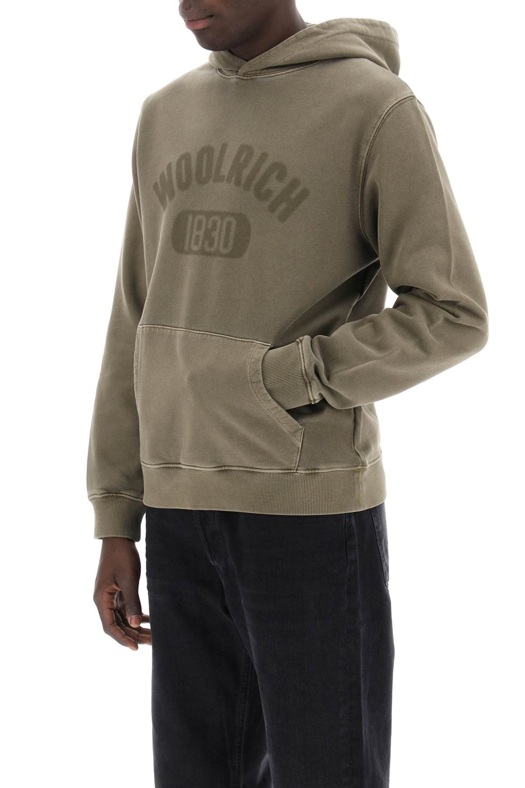 vintage-look hoodie with logo print and-3