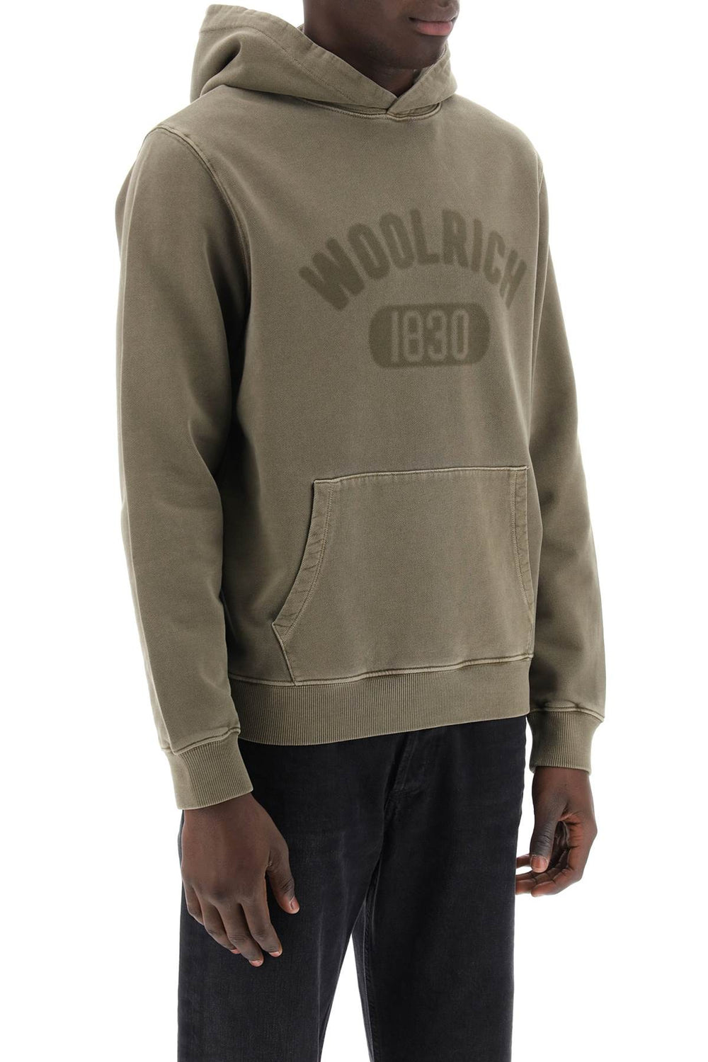 vintage-look hoodie with logo print and-1