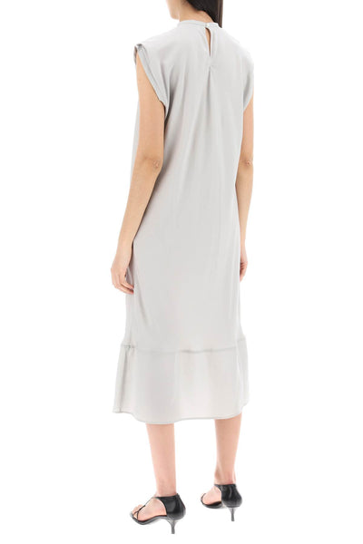 Lemaire midi dress with diagonal cut in-2