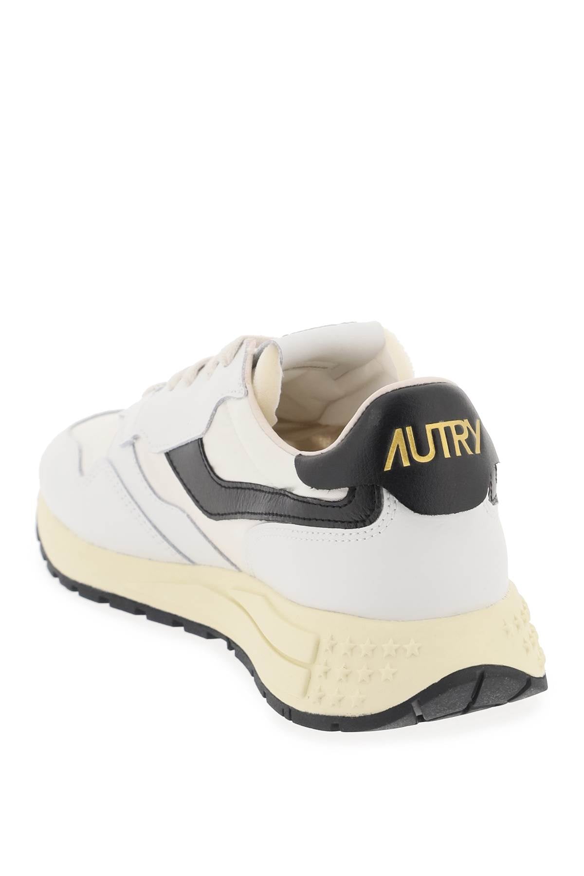 Autry low-cut nylon and leather reelwind sneakers-2