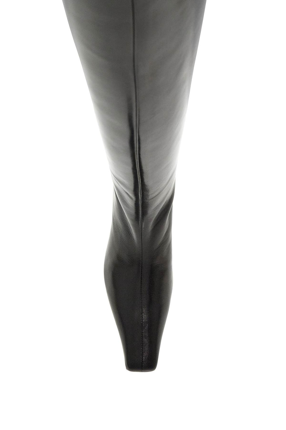davis knee-high shiny leather boots-1