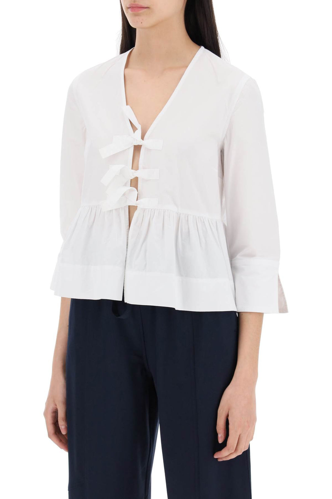 peplum blouse in pop-3