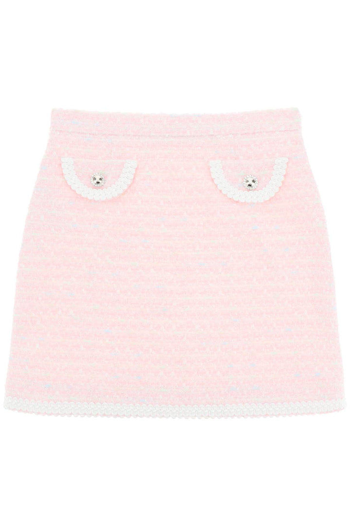 tweed mini skirt-0