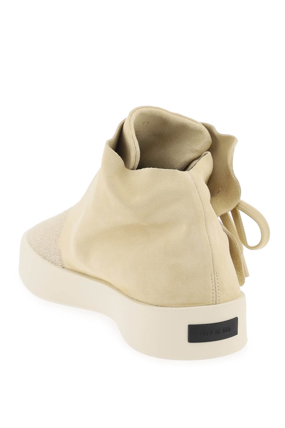Fear of god mid-top suede and bead sneakers.-2