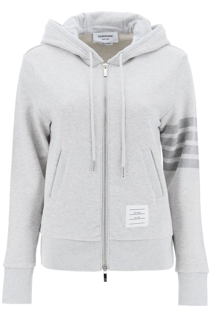 4-bar hoodie with zipper and-0