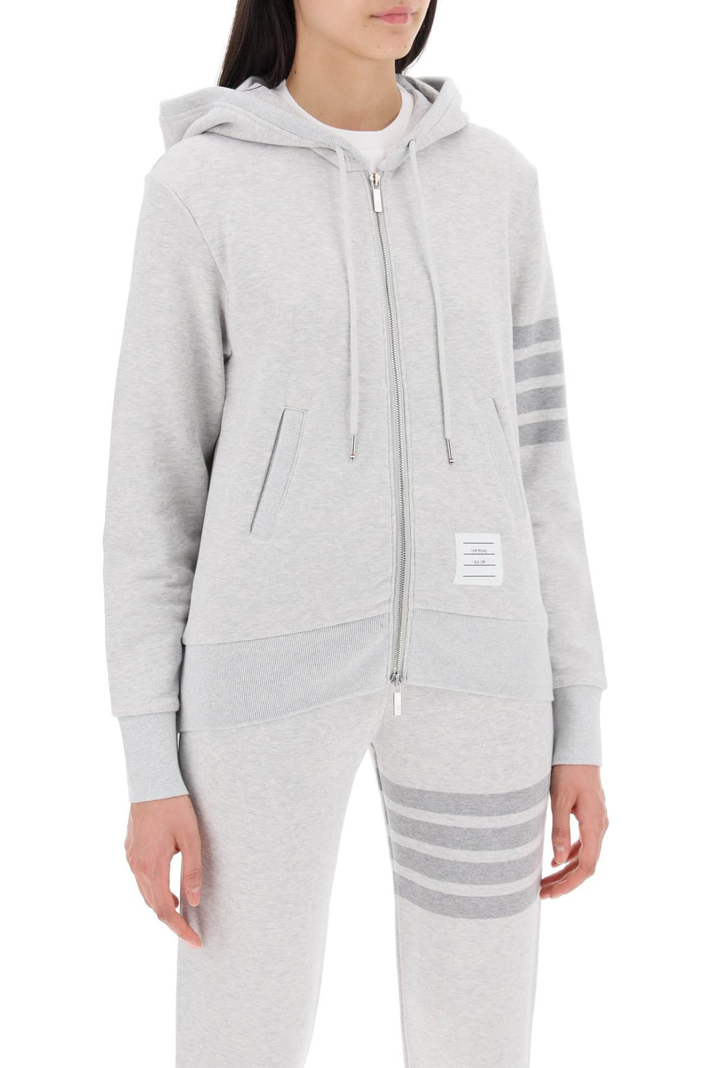 4-bar hoodie with zipper and-1