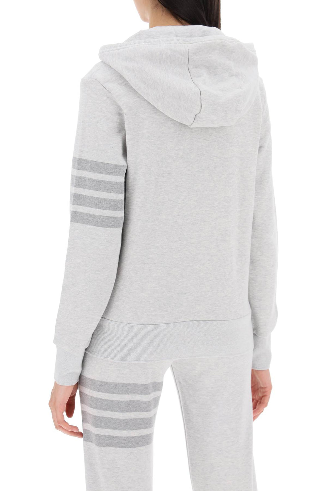 4-bar hoodie with zipper and-2