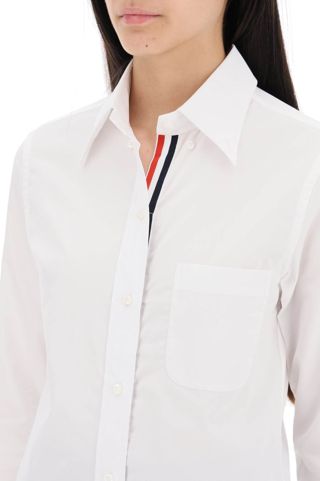 fitted shirt in poplin-3