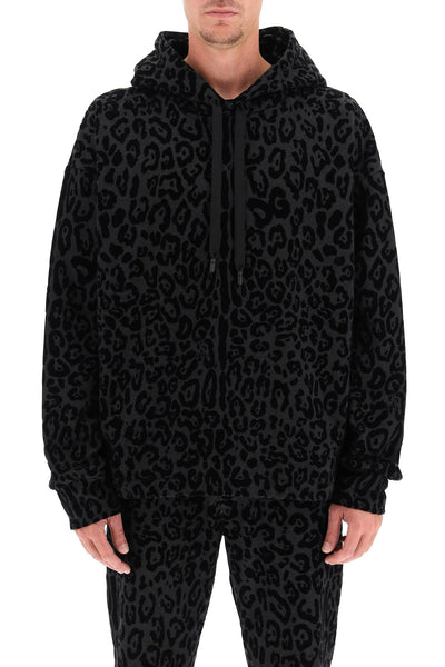 flocked leopard hoodie-1
