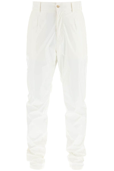 glossy nylon trousers-0