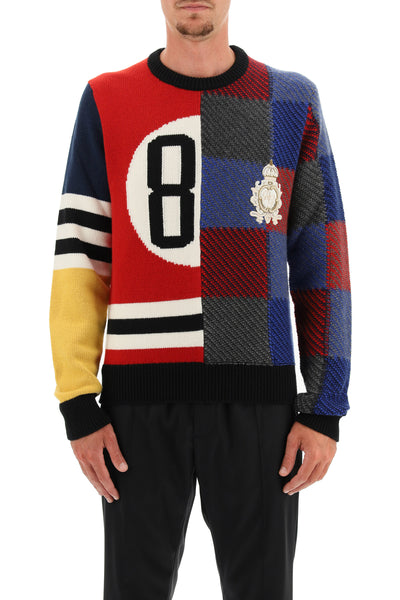 84 sweater in multicolor wool-1