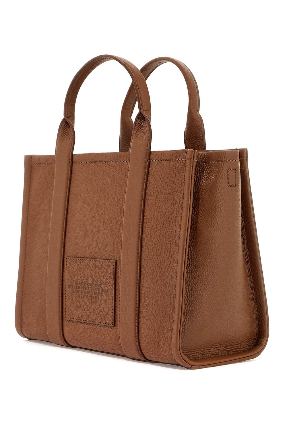 the leather medium tote bag-1
