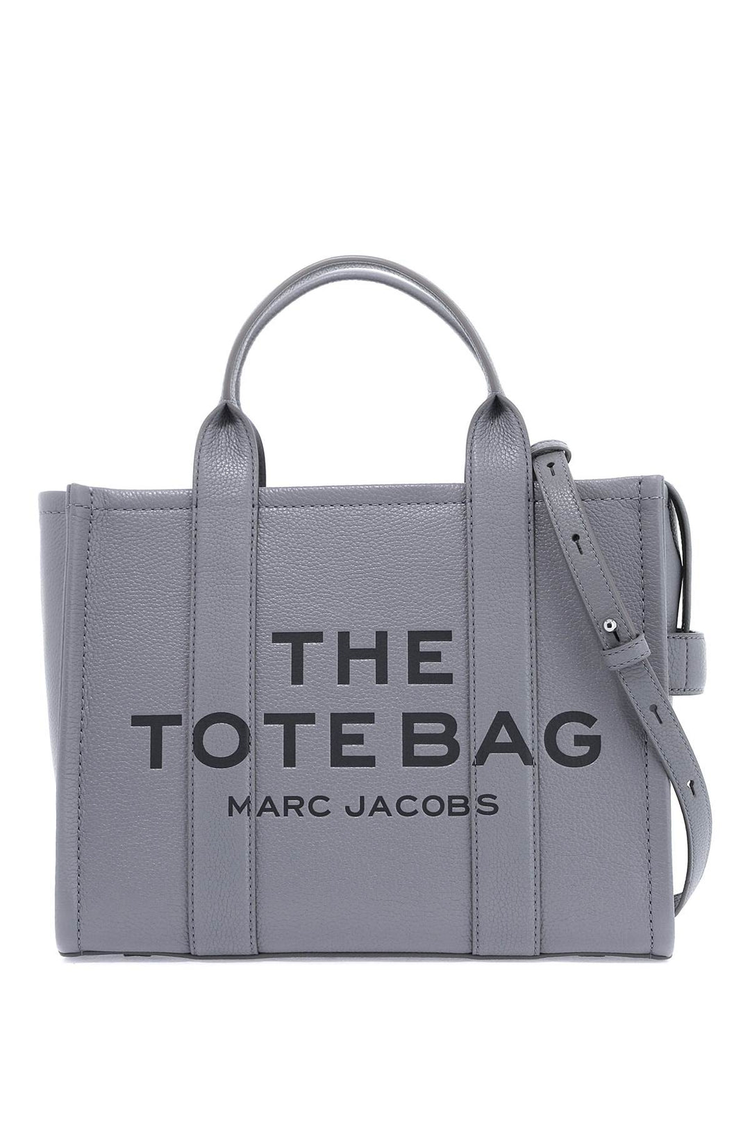 the leather medium tote bag-0
