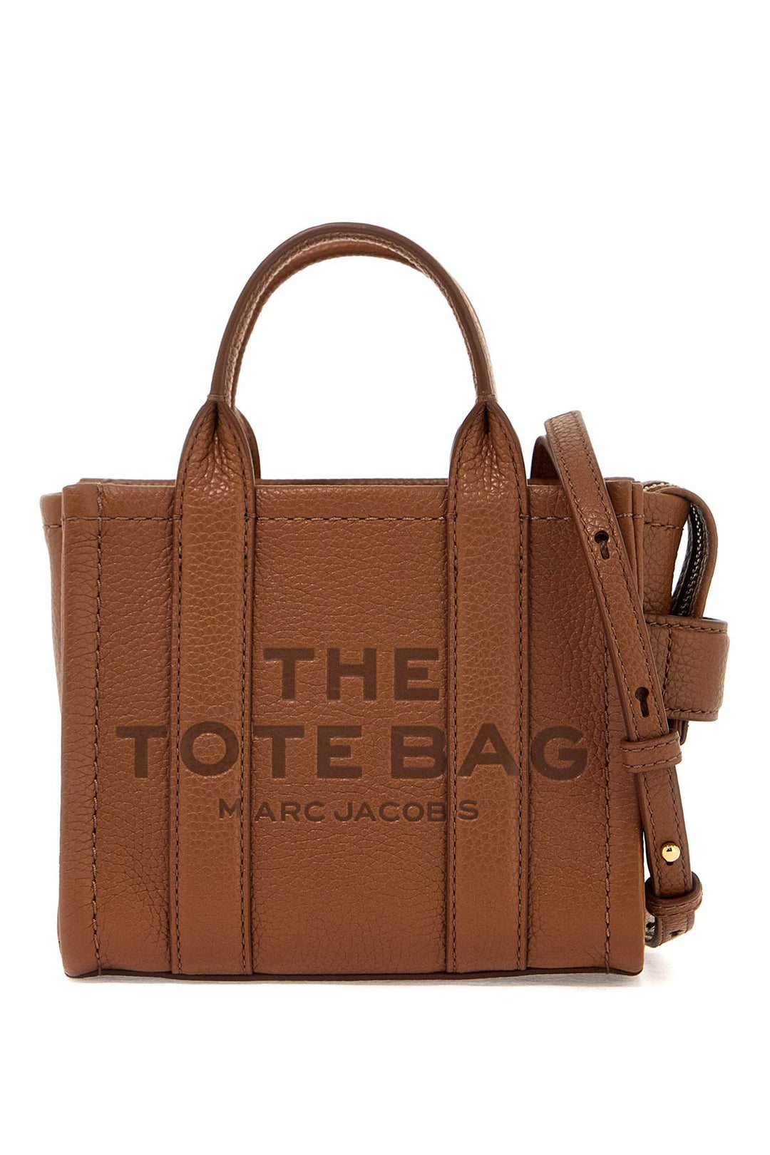 the leather mini tote bag-0