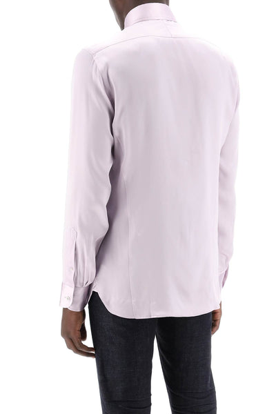 silk charmeuse blouse shirt-2