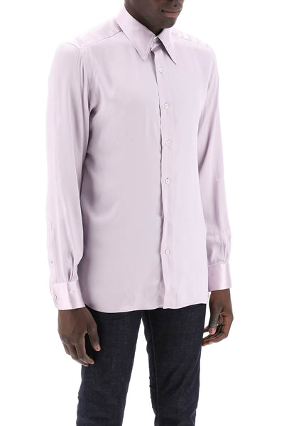 silk charmeuse blouse shirt-1