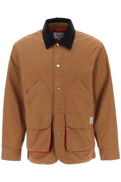 'heston' cotton shirt jacket-0