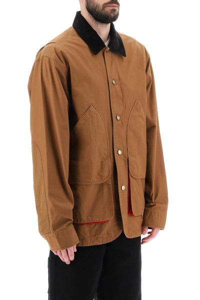 'heston' cotton shirt jacket-1