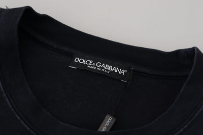 Dolce & Gabbana Elegant Cotton Round Neck Tee with Print