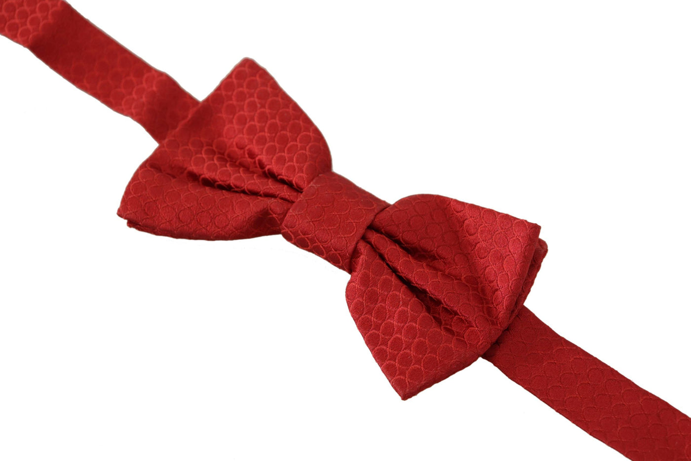 Dolce & Gabbana Elegant Red Silk Tied Bow Tie