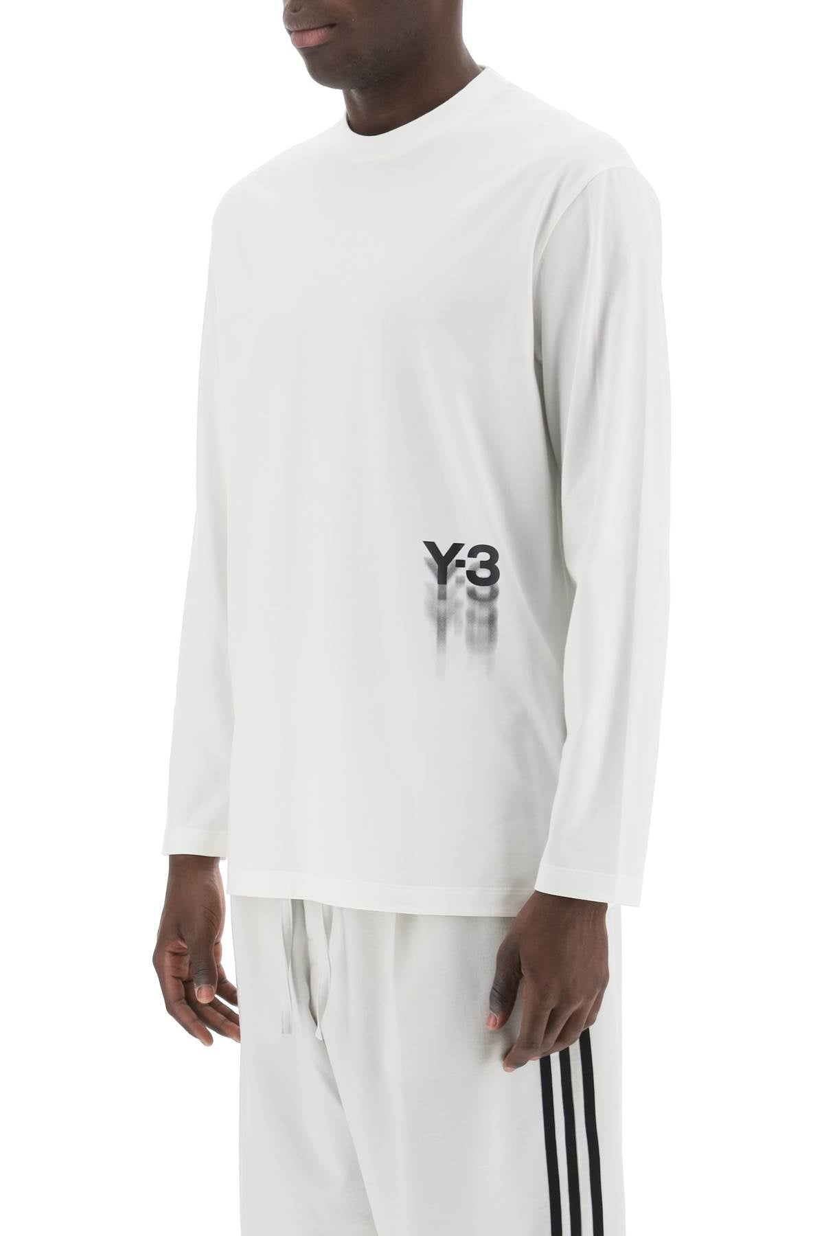 long-sleeved t-shirt with logo print-3