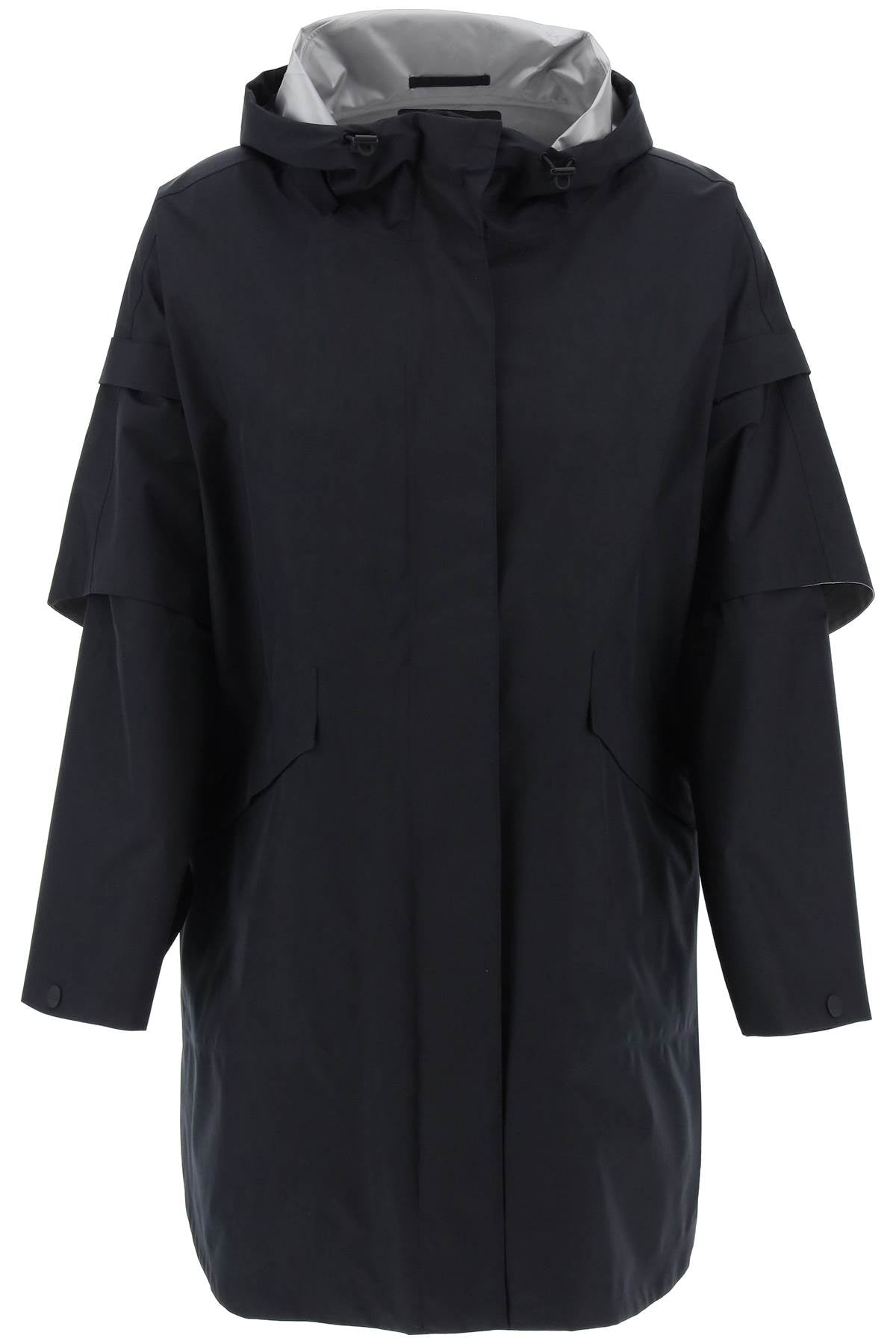 Herno laminar "removable sleeve cape coat-0