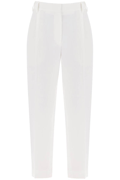 Brunello cucinelli tapered pants with ple-0