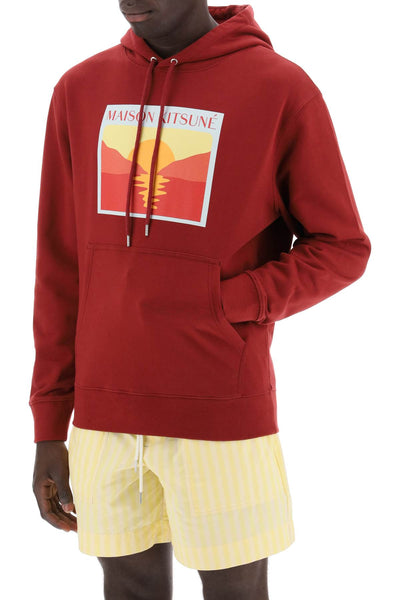 hooded sweatshirt with graphic print-3