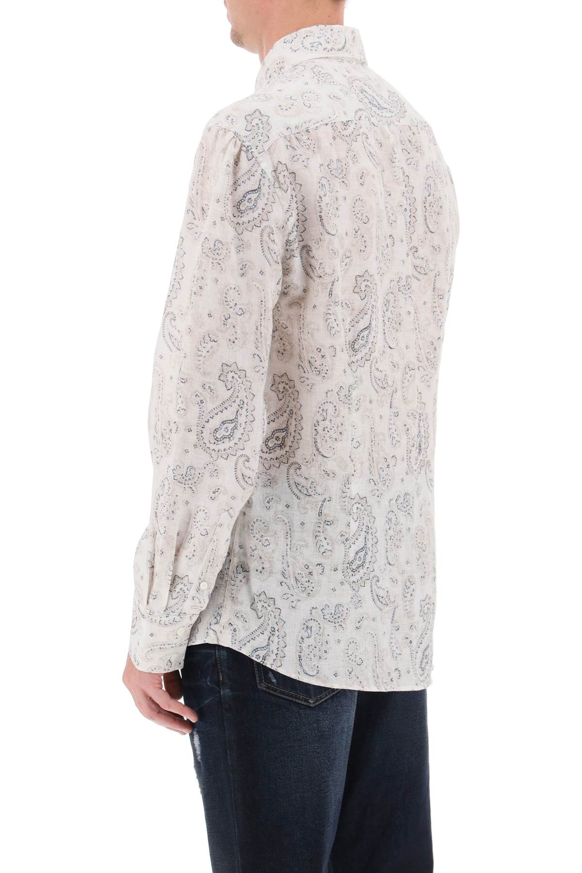 linen shirt with paisley pattern-2