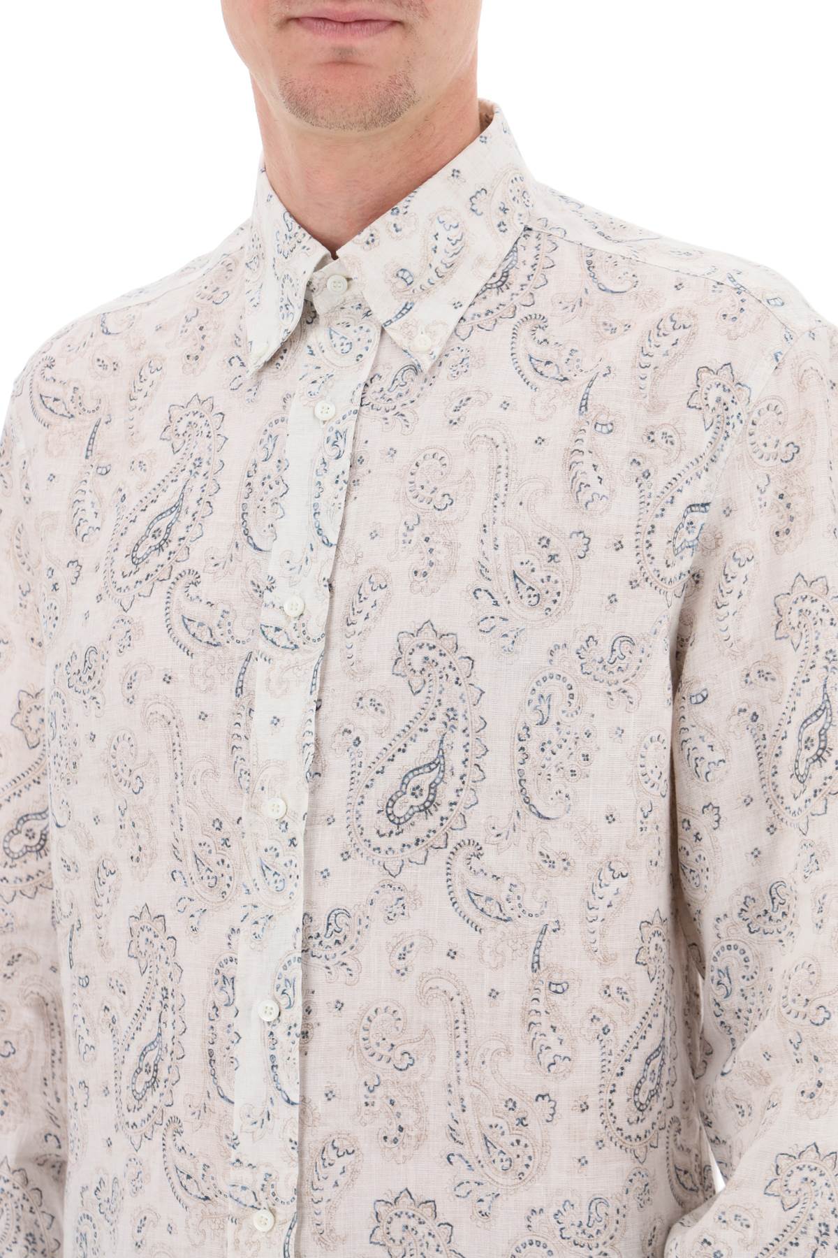 linen shirt with paisley pattern-3