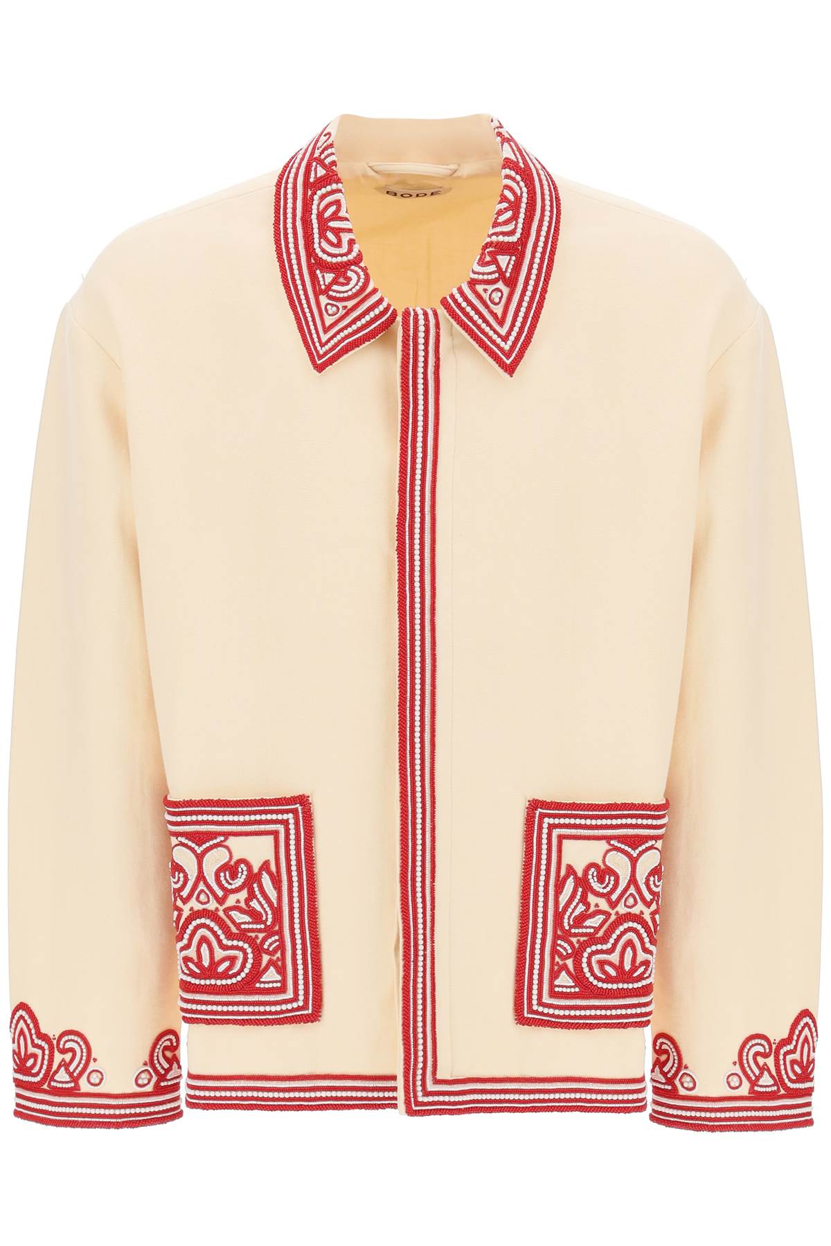 Bode flora bead-embroidered jacket-0