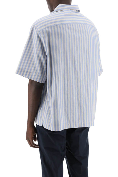 pegasus striped bowling shirt-2