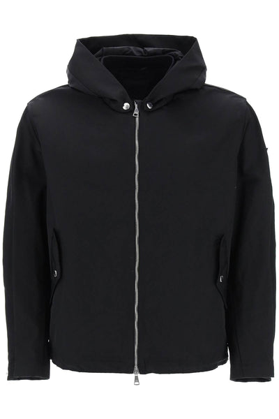 hooded jacket with removable hood necetto-0