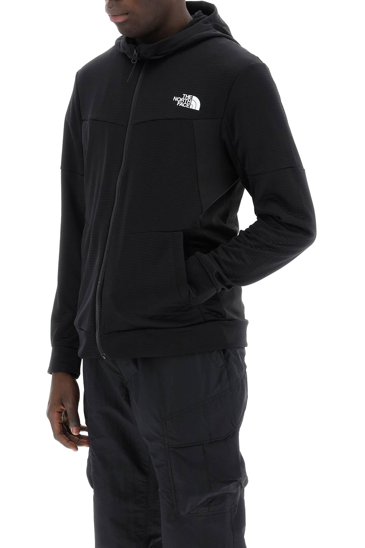 The north face hooded fleece sweatshirt with-3