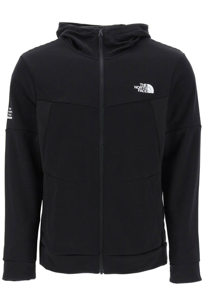 The north face hooded fleece sweatshirt with-0