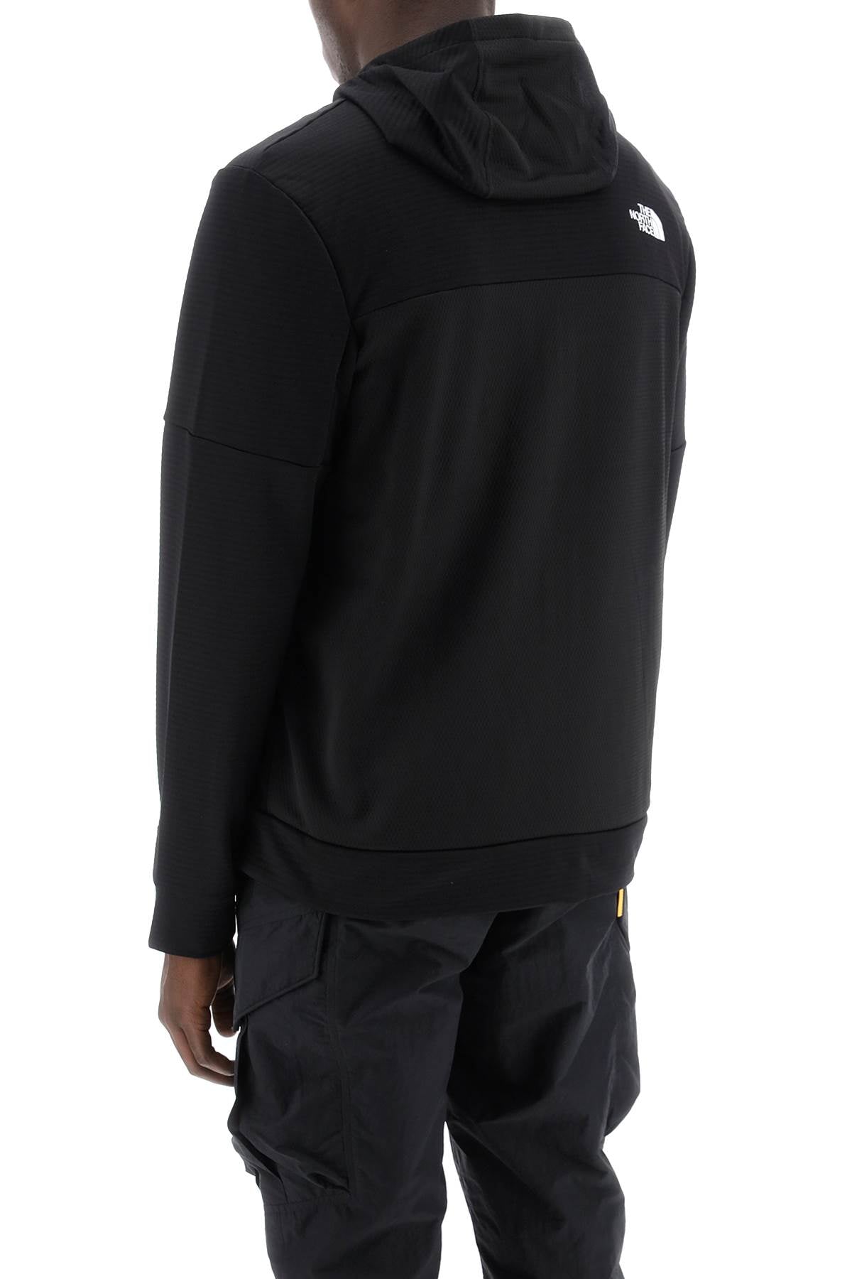 The north face hooded fleece sweatshirt with-2