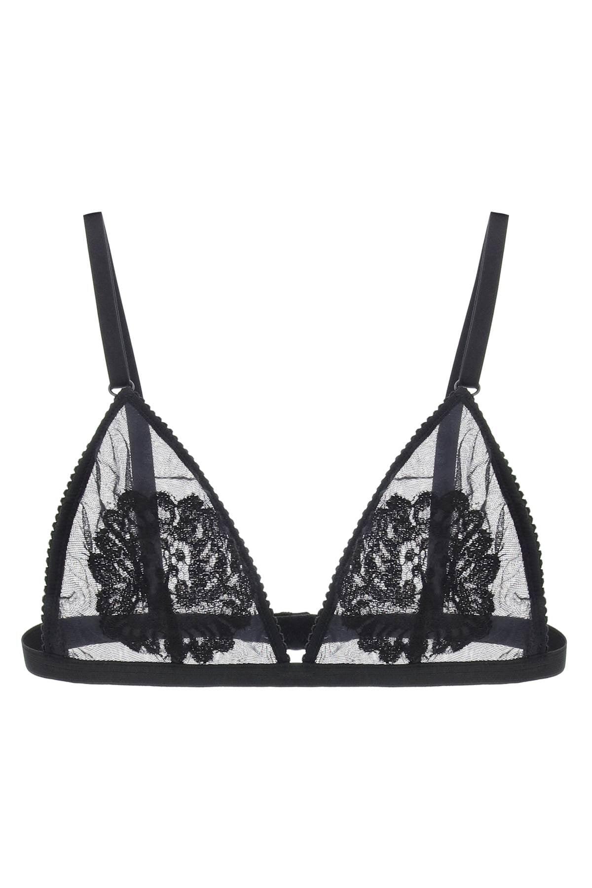 soft cup triangle bra for women-0