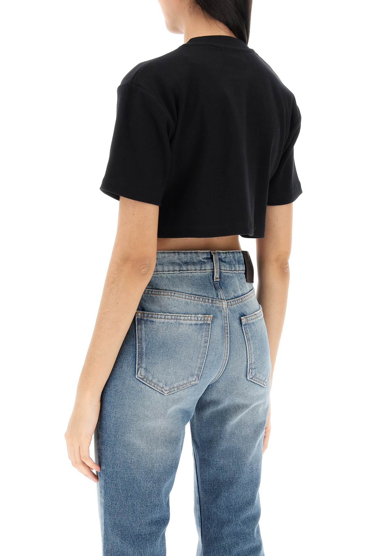 cropped t-shirt with off embroidery-2