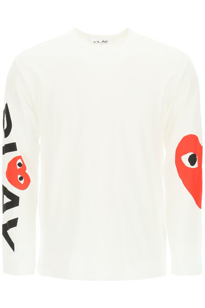 logo print long-sleeved t-shirt-0